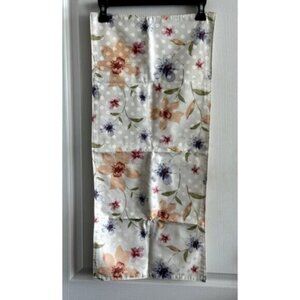 Table Runner Decorative Tablecloth Home Decor Cotton Floral / Cream Double Sided